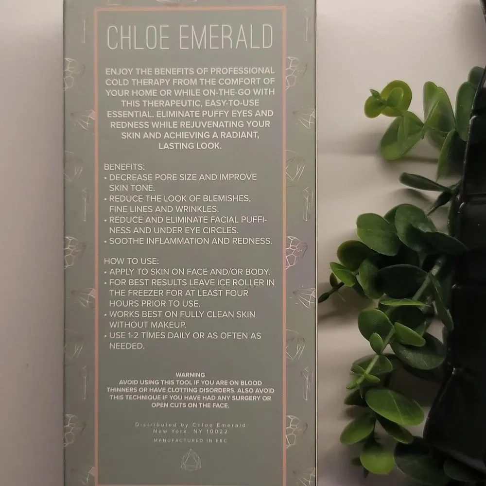 Chloe Emerald Professional Ice Roller